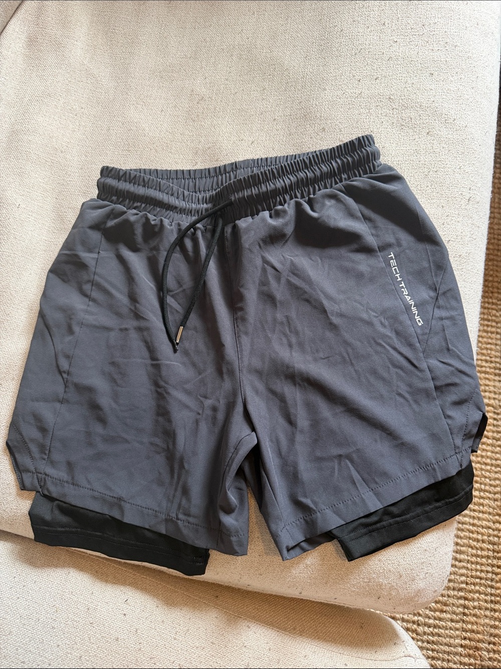 Men's Tech-Training Black Performance Shorts